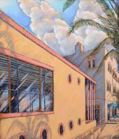 Gustavo Novoa 1052 OCEAN DRIVE MIAMI BEACH Painting - Sold for $1,408 on 02-21-2026 (Lot 478).jpg